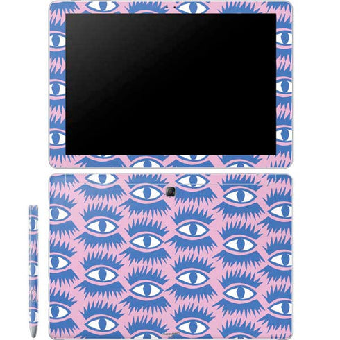 Bouffants and Broken Hearts Bold Eyes 2 Galaxy Book 12in Skin